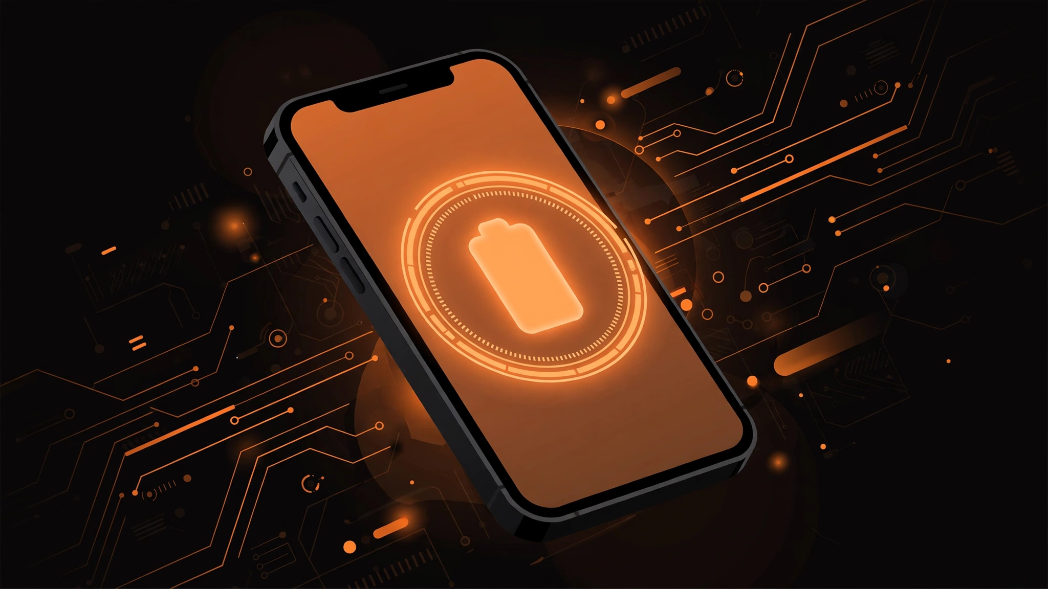 Ilustrasi indikator kesehatan baterai di iPhone