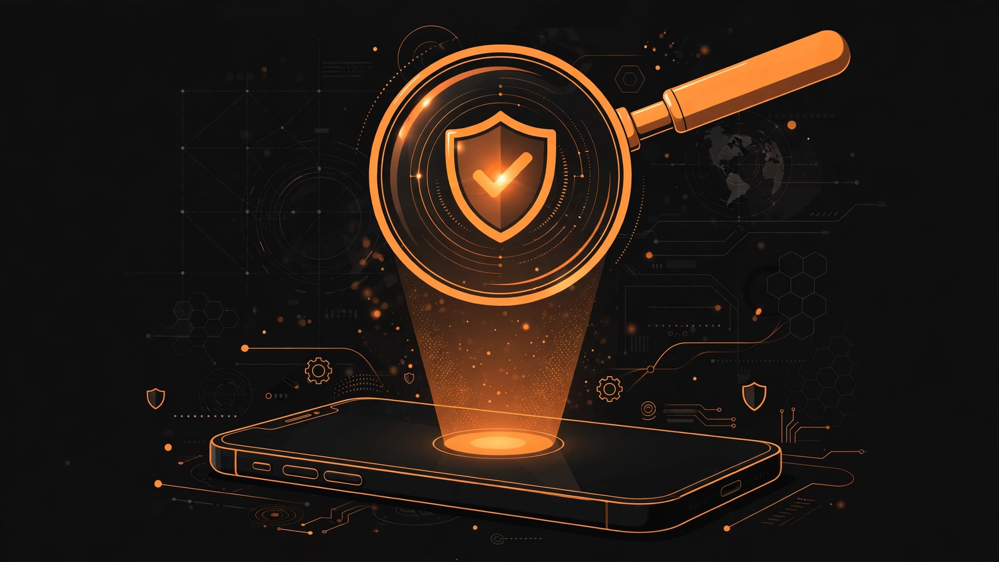 Ilustrasi verifikasi IMEI dan garansi resmi HP